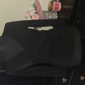 BOSTON PROPER RUCHED WAIST TOP SZ SM